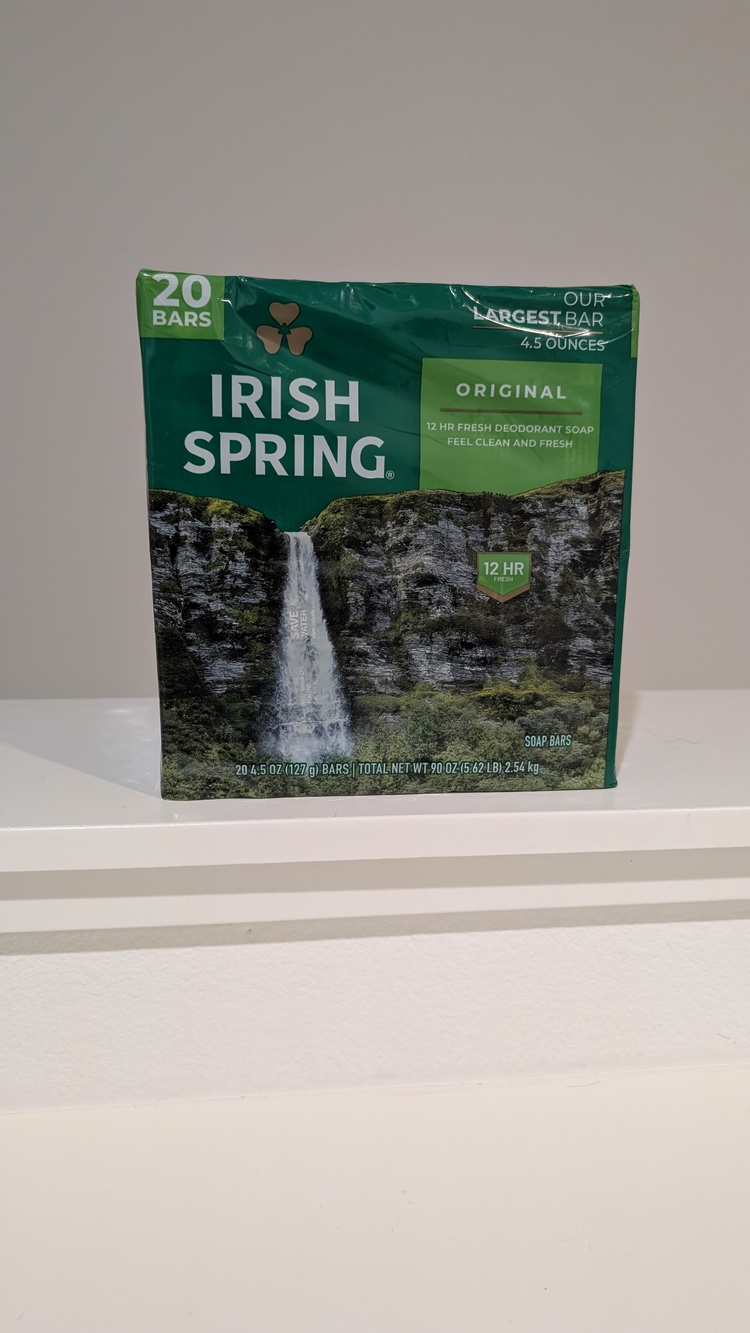Irish Spring Original Soap Bars - 20 Count (4.5 oz Each)